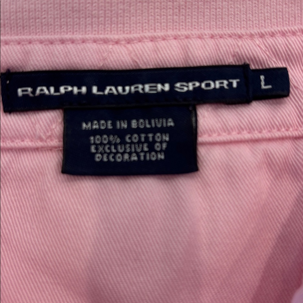 Ralph Lauren sport dress size L. 100%. Cotton. Large embroidered crest logo. - Picture 5 of 6